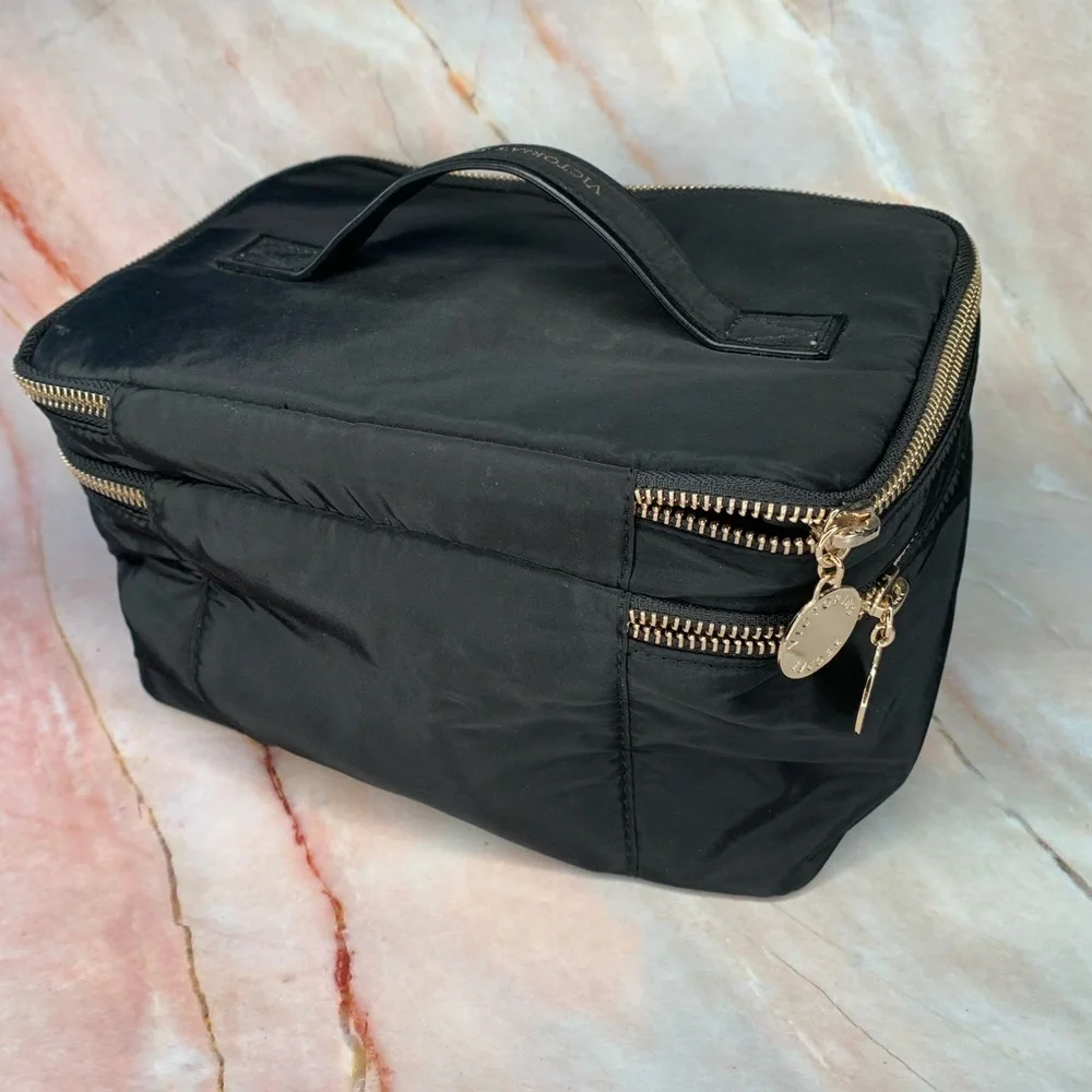 Victoria’s Secret Makeup Brush Holder Bag Black